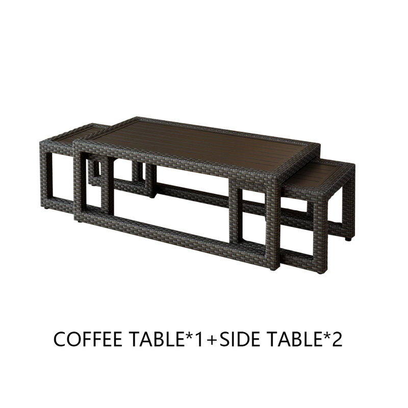 Red Barrel Studio® Metal Outdoor Coffee Table Wayfair